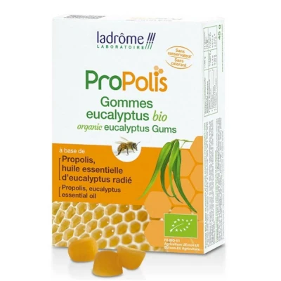 Image de ladrôme Laboratoire propolis Gommes et eucalyptus bio