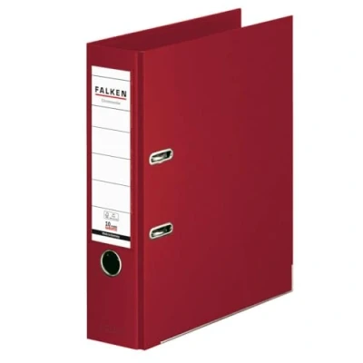 Image de Classeur original Falken Chromocolor de qualité supérieure. Fabriqué en Allemagne. Revêtement extérieur plastique. Paquet 10 10er Pack breit bordeaux