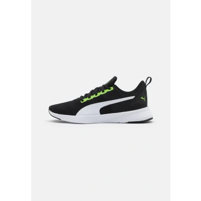 Image de Puma Flyer Runner JR Unisex Chaussures de running neutres pour enfants, Taille: 37, Green flash/white/black Tissu / matière synthétique