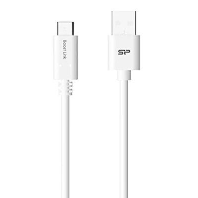 Image de Silicon Power Boost Link PVC LK10AC câble USB 2.0 1 m A C Blanc Neuf
