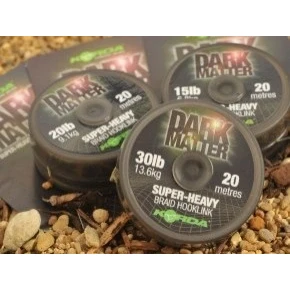 Image de Korda Dark Matter Super Heavy Braided Hooklink (20m) Taille : 30lb 13.6kg