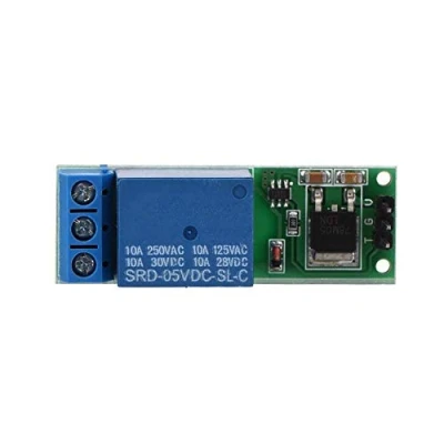 Image de Carte de déclenchement à faible impulsion, Module relais bascule DC 6 24v Commutateur autobloquant bistable impulsion