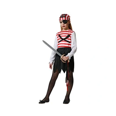 Image de Déguisement Pirate Girly Enfant No Name Modèle Rose Polyester Normes UE