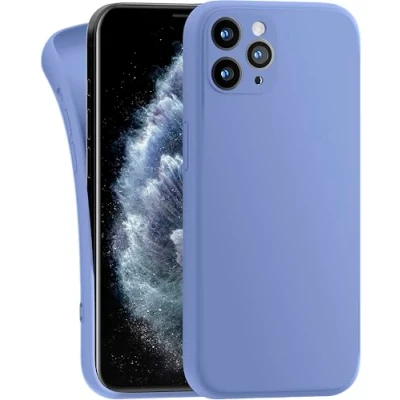 Image de MyGadget Coque Compatible avec Apple iPhone 11 Pro Case TPU Souple &amp; Soft Cover Protection Extra Fine Légère Étui Coloré Anti Choc et Rayures Bleu