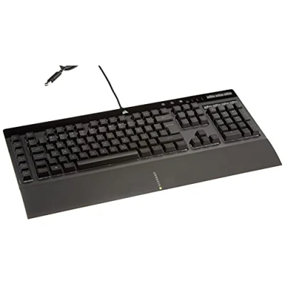 Image de Corsair K55 RGB PRO clavier USB QWERTZ Allemand Noir