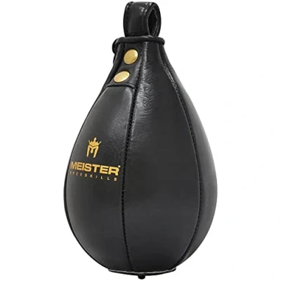 Image de Meister SpeedKills Sac de Vitesse en Cuir avec vessie légère Latex Noir Taille S 19 x 12,7 cm
