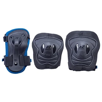 Image de K2 Patins pour fille Marlee PRO PAD Noir/orange S (genou: A: 27 31 cm B: 25 29 / coude: 22 20 23 poignet: 17 19 14 16 cm)