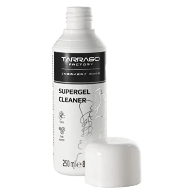 Image de Tarrago Sneakers Supergel Cleaner 250 ml Nettoyant pour chaussures en toile, textile, point et maille