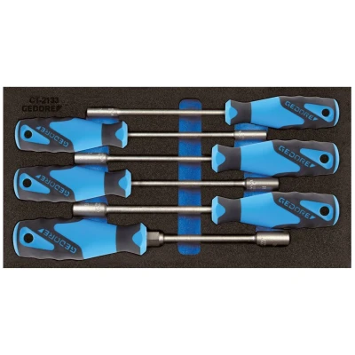 Image de GEDORE 1500 CT1 2133 Kit de tournevis dans module d&#039;outil (mousse calage PU)
