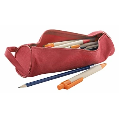 Image de ANTEVIA Trousse scolaire pour stylos Avec poignée PLUS DE 10 MODELES Fermeture: Zippé Couleur : Rouge (Celes rouge)