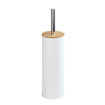 Image de WENKO brosse WC Tortona Porte WC, forme fermée Blanc