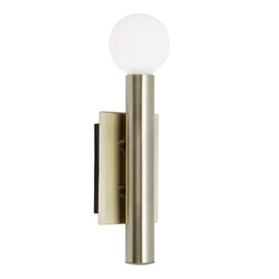 Image de BRILLIANT lampe Lucky applique murale laiton antique 1x QT14, G9, 18W, adapté aux lampes à culot broche (non incluses) Échelle A ++ E Convient LED