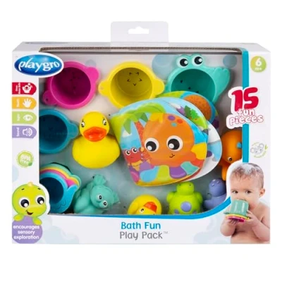 Image de Playgro Jouets de bain set cadeau 15 pcs.