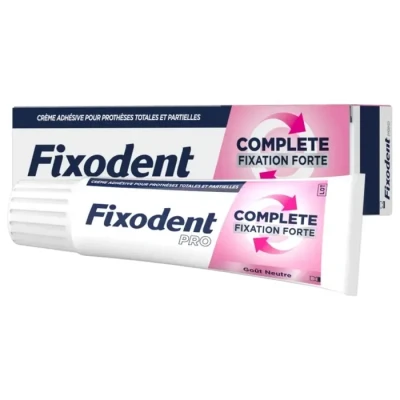 Image de Fixodent Pro Fixation Forte Goût Neutre 47 Grammes