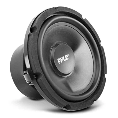 Image de Pyle Caisson de Basses pour Voiture à Bobine vocale Simple 200 W 4 ohms Cône d&#039;injection avec Bord en Caoutchouc Haute Puissance PLMW83