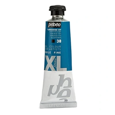 Image de Pébéo Huile Fine XL 37 ml Peinture à l’Huile Turquoise Vif