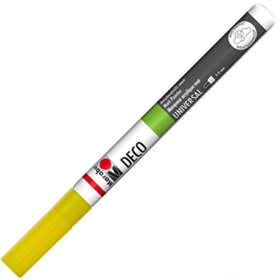 Image de MARABU Marqueur Acrylique &quot;Deco Painter matt&quot; Pte 1 2 mm Jaune soleil