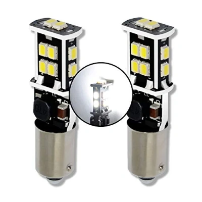 Image de MCK Auto H21W BAY9s LED CanBus Blanc Ensemble d&#039;ampoules blanches très clair et sans erreur, compatible avec F30 F31 LCI Kadjar Golf Transormez votre voiture