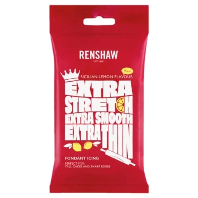 Image de PÂTE À SUCRE GOÛT CITRON EXTRA 1KG BLANC