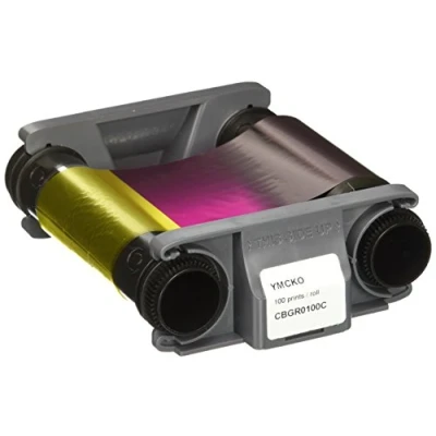 Image de Evolis Colour ribbon (YMCKO), CBGR0100C (for up to 100 cards fits for: Badgy200)