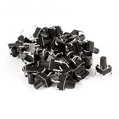 Image de sourcing map 40pcs 6x6x8.5mm tactile pousser bouton PCB Micro commutateur rappel