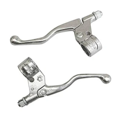 Image de Motodak Levier de Frein Cyclo Replay Type lusito Court alu Poli (Paire)