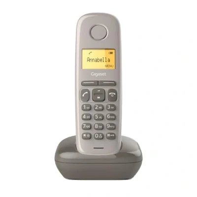 Image de Gigaset A170 Solo Téléphone fixe sans fil DECT/GAP Taupe [Version Française]
