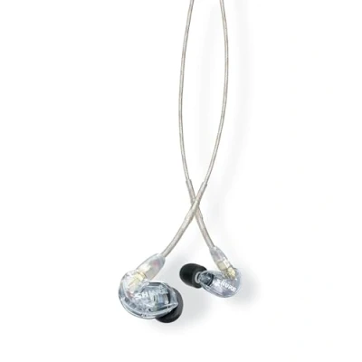 Image de Shure SE215 CL Transparent Intraaural casque Casques (Intra aural, Avec fil, 22 17500 Hz, 107 dB, 20 Ohm, Transparent)