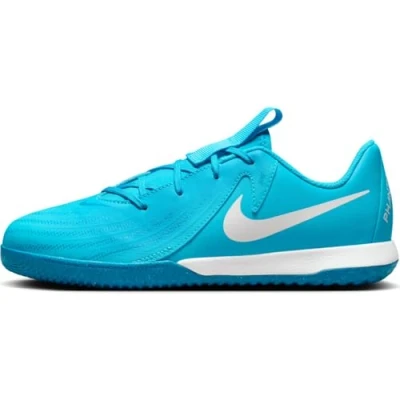 Image de Nike Jr Phantom Gx II Academy IC Soccer Shoe, Blue Fury/White, 38 EU