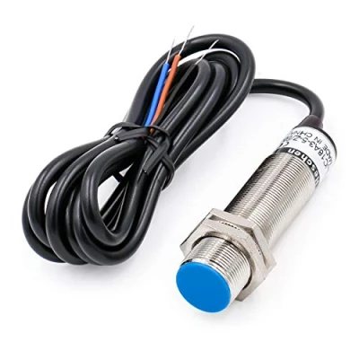 Image de Heschen M18 Capacitif Capteur De Proximité Commutateur, Type Bouclier, LJC18A3 5 Z/BX, Détecteur 1 5mm, 10 30VDC 200mA, NPN Normalement ouvert (NO), 3 fils