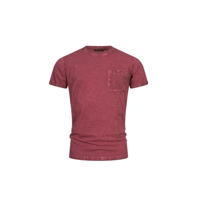 Image de Indicode Jeans Kilmon Tshirt basique, Homme, Taille: Small, Wine
