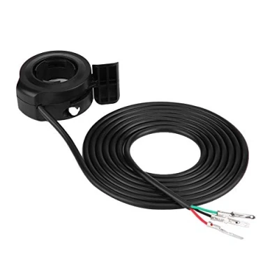 Image de accelerateur trottinette electrique,Accélérateur au pouce remplacement pour vélo électrique de 22 mm 7/8 pouces, ensemble commande vitesse d&#039;accélérateur universel les Scooters