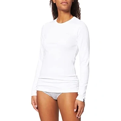 Image de Trigema Langarm Shirt Femme, Blanc, Small (Taille Fabricant: S)