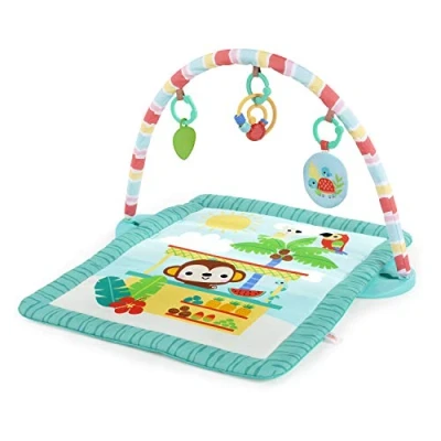 Image de Bright Starts, Peluche musical Eléphant, pour poussettes et transat, jouet nomade, nettoyage facile