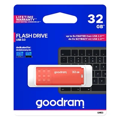 Image de Goodram UME3 Lecteur USB Flash 32 Go Type A 3.2 Gen 1 (3.1 1) Orange