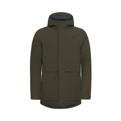 Image de Jack Wolfskin COLD CAMP Manteau d&#039;hiver, Homme, Taille: Small, Obsidian moss