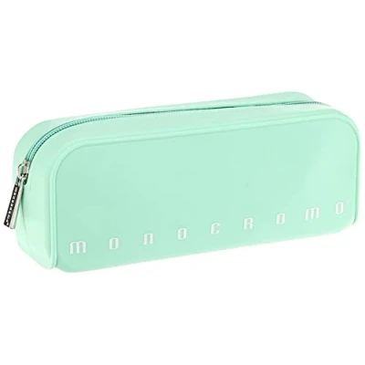 Image de Pigna Monochrome Trousse format sachet en silicone, vert pastel
