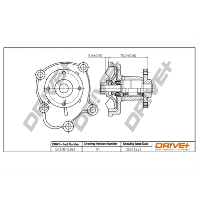 Image de Pompe à eau, refroidissement du moteur Dr!ve+ DP2310.10.089