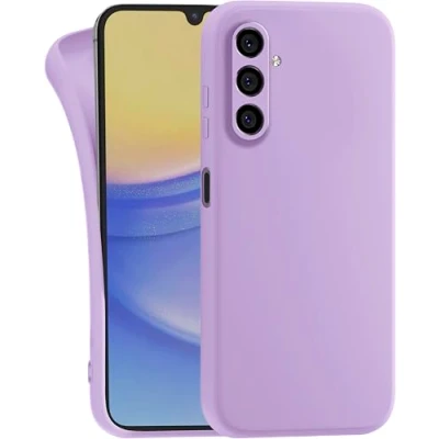 Image de MyGadget Coque pour Samsung Galaxy A24 4G / A25 5G Case TPU Souple &amp; Soft Cover Protection Extra Fine Légère Étui Coloré Anti Choc Violette