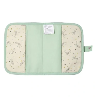 Image de LE PETIT PRINCE PROTEGE CARNET DE SANTE COTON VERT 17 x 23,5 1,5.