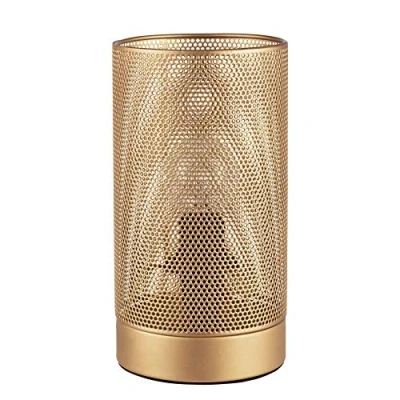 Image de Pauleen 48099 Golden Max 40W E14 Mesh Treillage Doré Luminaire à Poser 230 V Métal, Table Lamp
