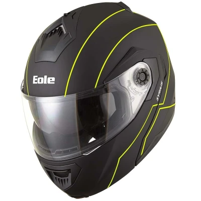 Image de EOLE SYRIUSY003 Casques modulables jaune/noir L, 59 60 cm ECE 22.06