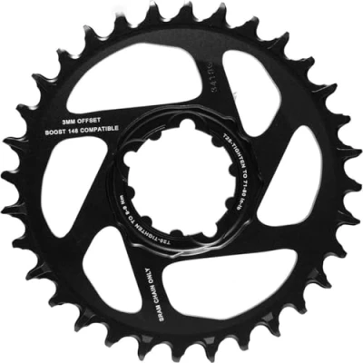 Image de Sram X Sync 2 SL Montage Direct 6 Mm Décalage Aigle Chainring Unisex Adult, Noir, 36t