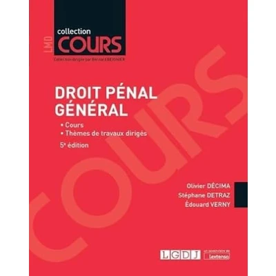 Image de Droit pénal général: Cours Thèmes de travaux dirigés (2022) Livre d’occasion Très bon