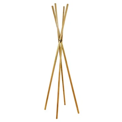 Image de UNILUX Portemanteau Tipy sur Pieds en Bois avec 4 Patères 175 x 50cm