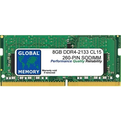 Image de GLOBAL MEMORY 8Go DDR4 2133MHz PC4 17000 260 PIN SODIMM MÉMOIRE RAM pour Ordinateurs Portables