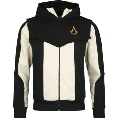 Image de Assassin&#039;s Creed Mirage Basim Homme Sweat Shirt zippé à Capuche Noir S