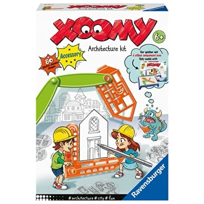 Image de Ravensburger Xoomy Architecture Kit Accessoire Extension Dessin Loisir créatif Mixte Enfants Activité créative Dès 6 ans 18147 Version française