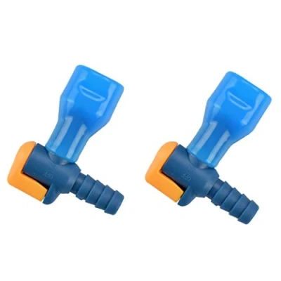 Image de AXEN on Off Switch Bite Valve Tube Nozzle Replacement for Hydration Pack Bladder (Blue 90 Degree,2 in 1 Pack)