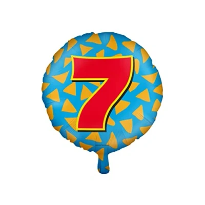 Image de Ballon d&#039;hélium 7 ans Partie 45 cm
